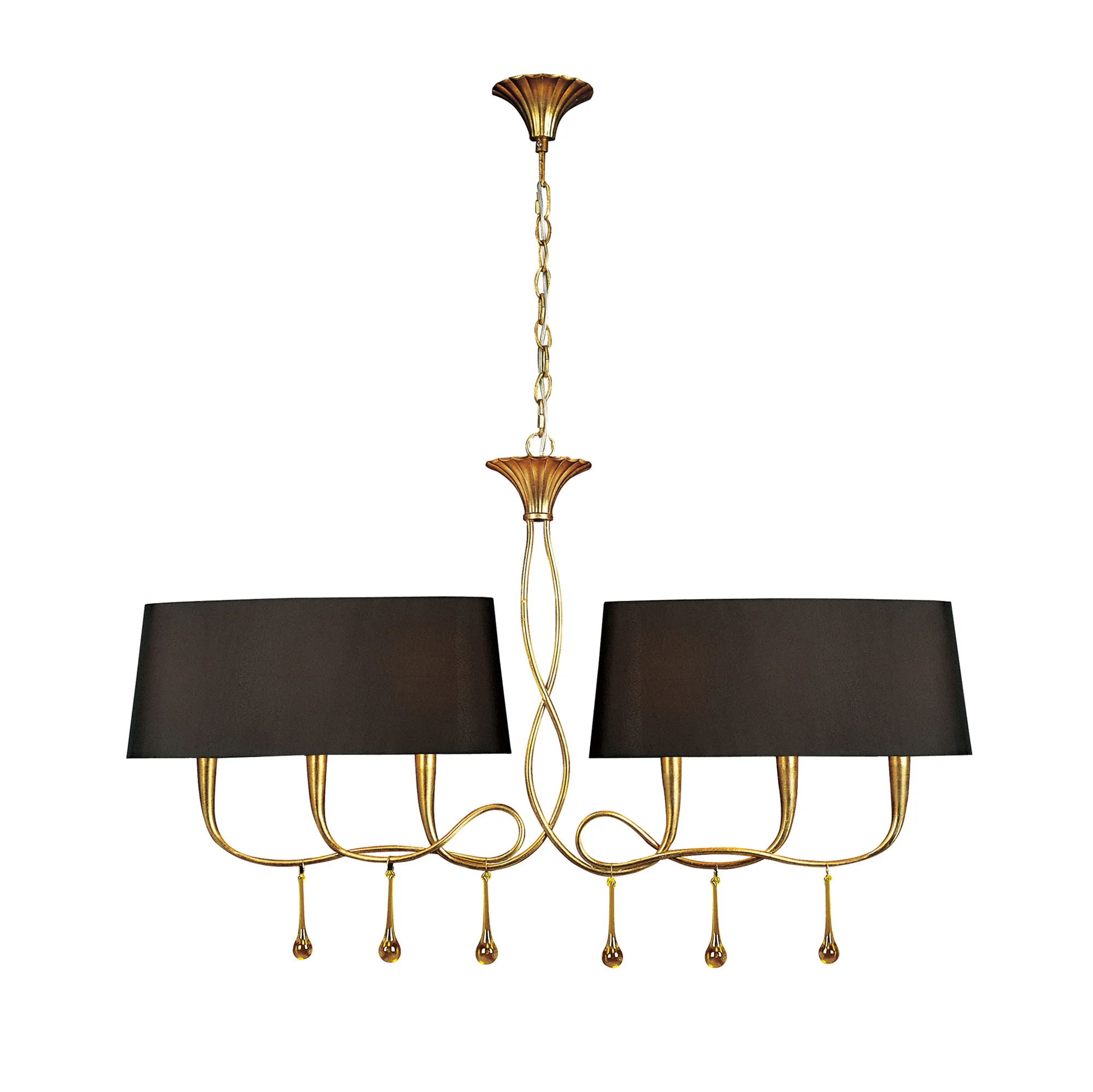 Paola Gold-Black Ceiling Lights Mantra Linear Fittings Paola Gold-Black Ceiling Lights Mantra Linear Fittings